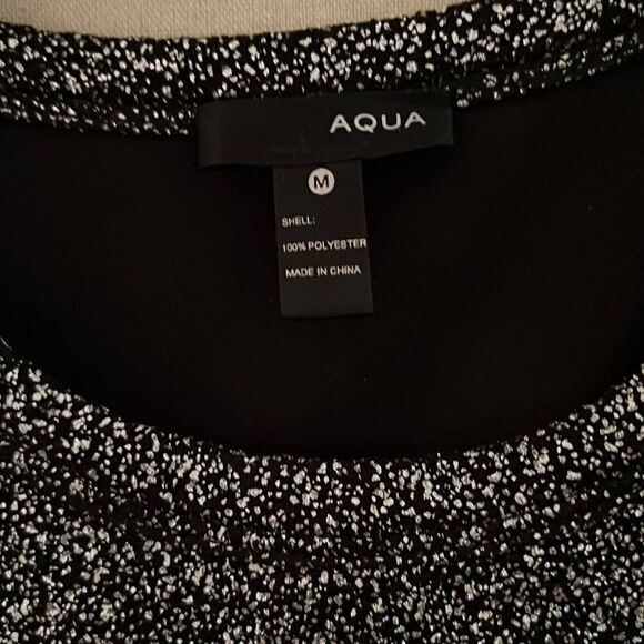 Design Lab black glitter elastic waist flowy skirt NWOT M - Picture 5 of 10